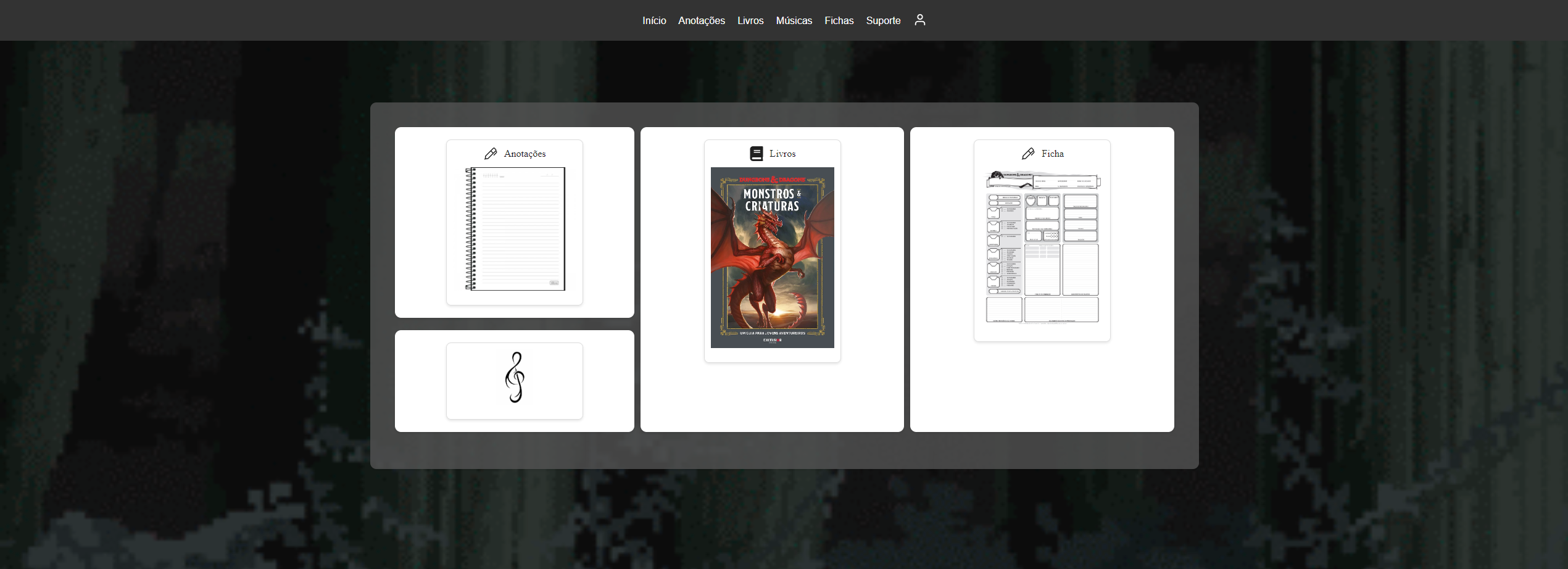 Imagem do Projeto RPG Organizer